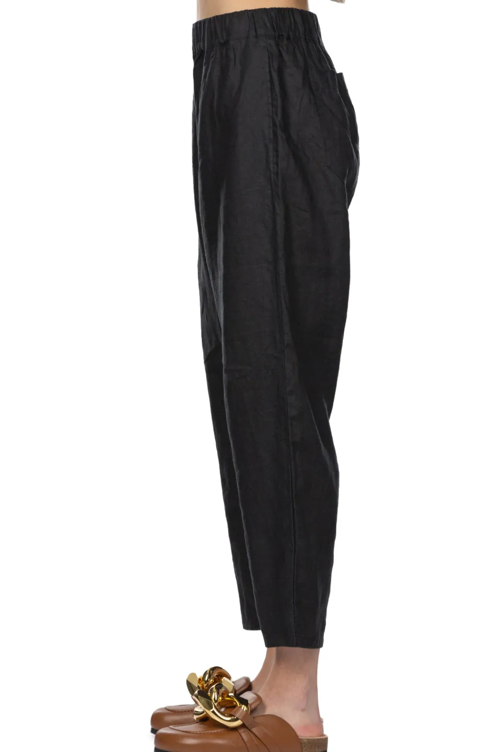 Outlet NARU French Linen Cozy Pants - Black