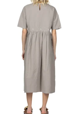 Clearance NARU French Linen Dress - Charcoal