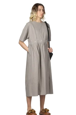 Clearance NARU French Linen Dress - Charcoal