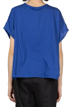 Fashion Nachukara French Sleeve Pullover - Blue
