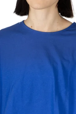 Fashion Nachukara French Sleeve Pullover - Blue
