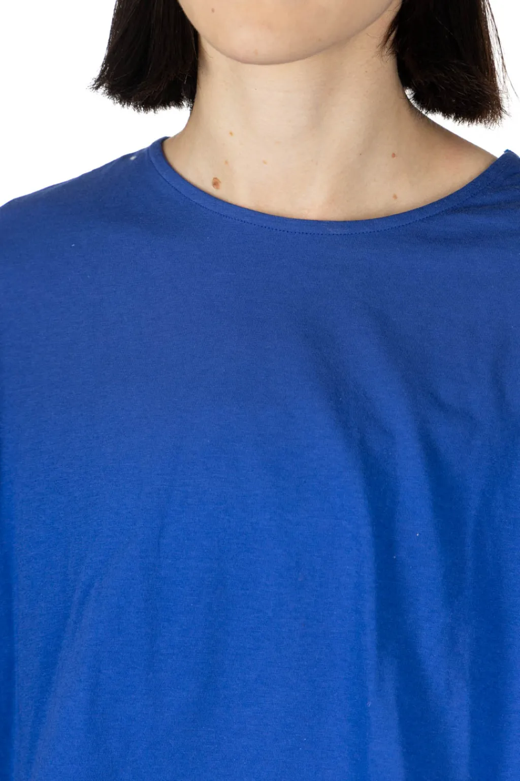 Fashion Nachukara French Sleeve Pullover - Blue