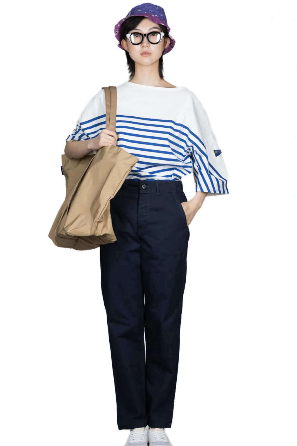 Fashion OrSlow French Work Pants - Navy