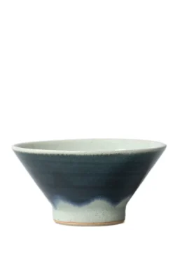 Hot Mino Pottery Fuji Mountain Bowl - Navy