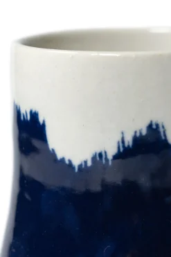 Sale Mino Pottery Fuji Mountain Mug - Navy