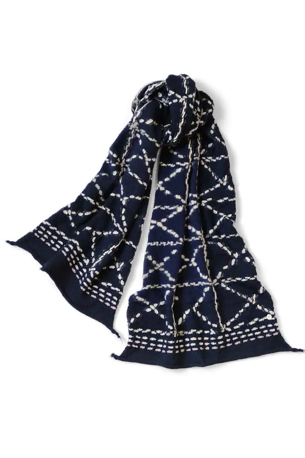 Sale Kapital Fulling Wool Happy Scarf Sashiko - 3 Colors