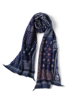 Clearance Kapital Fulling Wool HAPPY Scarf Bandana Patchwork - 3 Colors