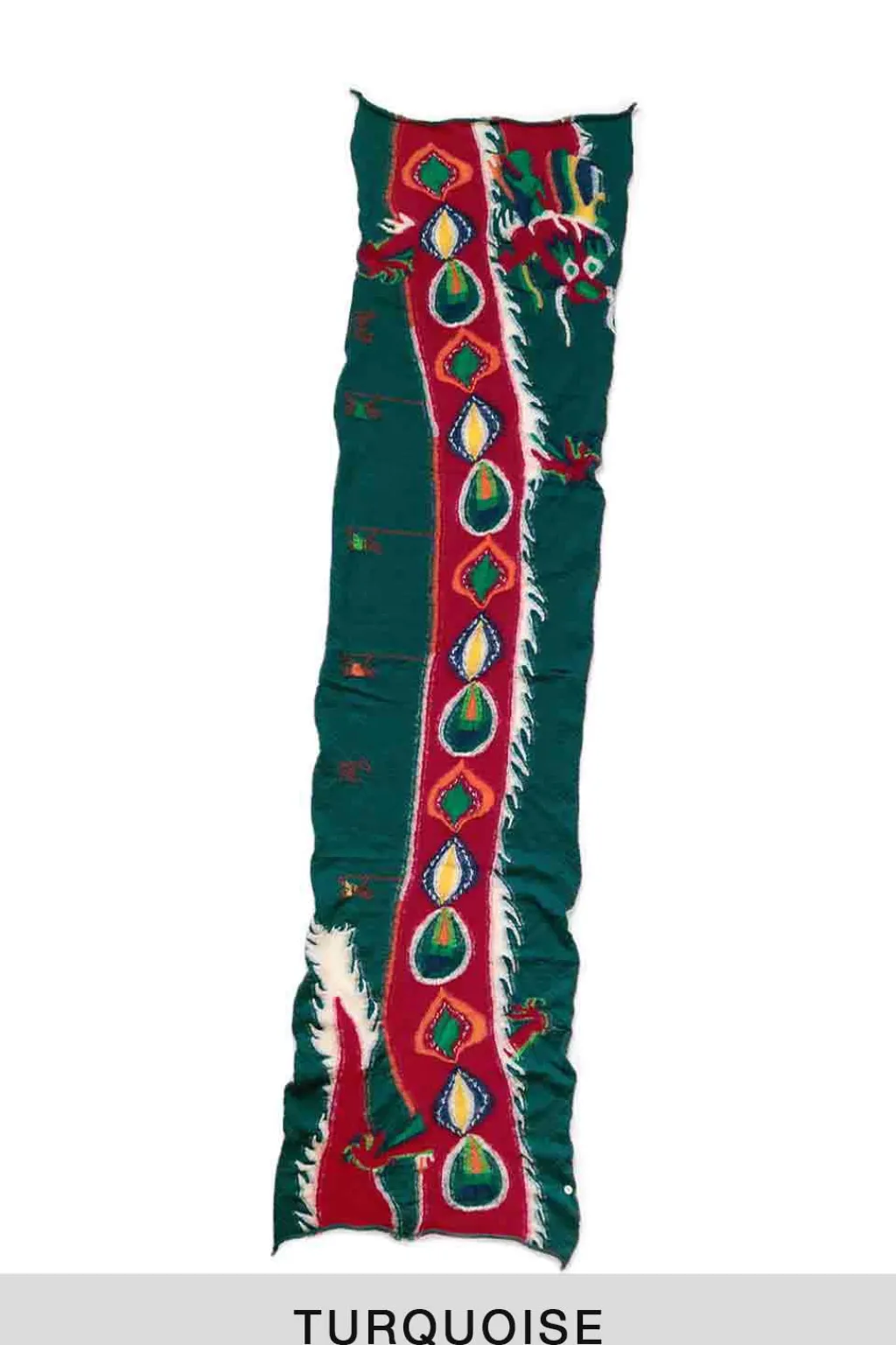 Hot Kapital Fulling Wool HAPPY Scarf DRAGON DANCE - 3 Color Choices