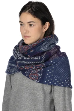 Best Kapital Fulling Wool HAPPY Scarf Bandana Patchwork - 3 Colors