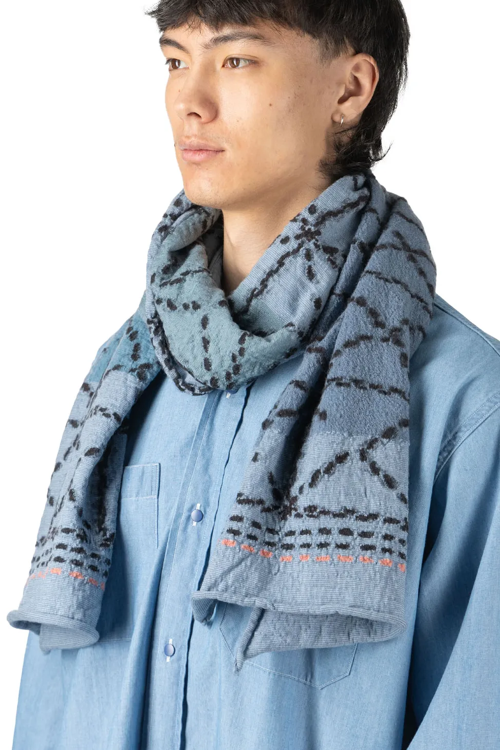 Sale Kapital Fulling Wool Happy Scarf Sashiko - 3 Colors