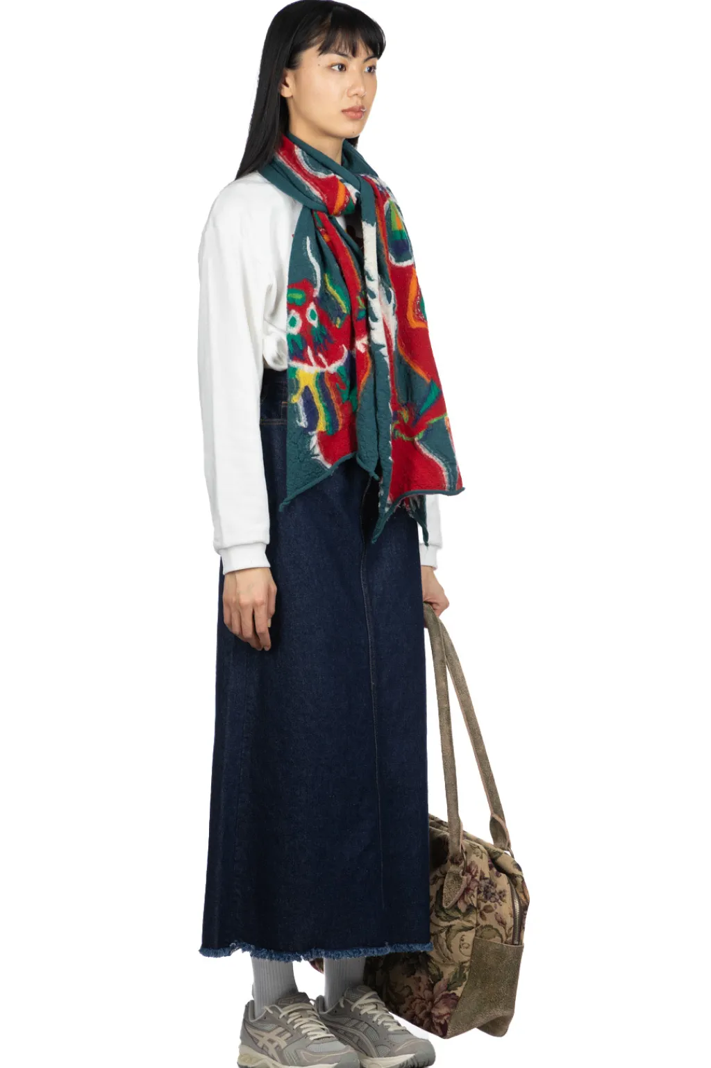 Clearance Kapital Fulling Wool HAPPY Scarf DRAGON DANCE - 3 Color Choices