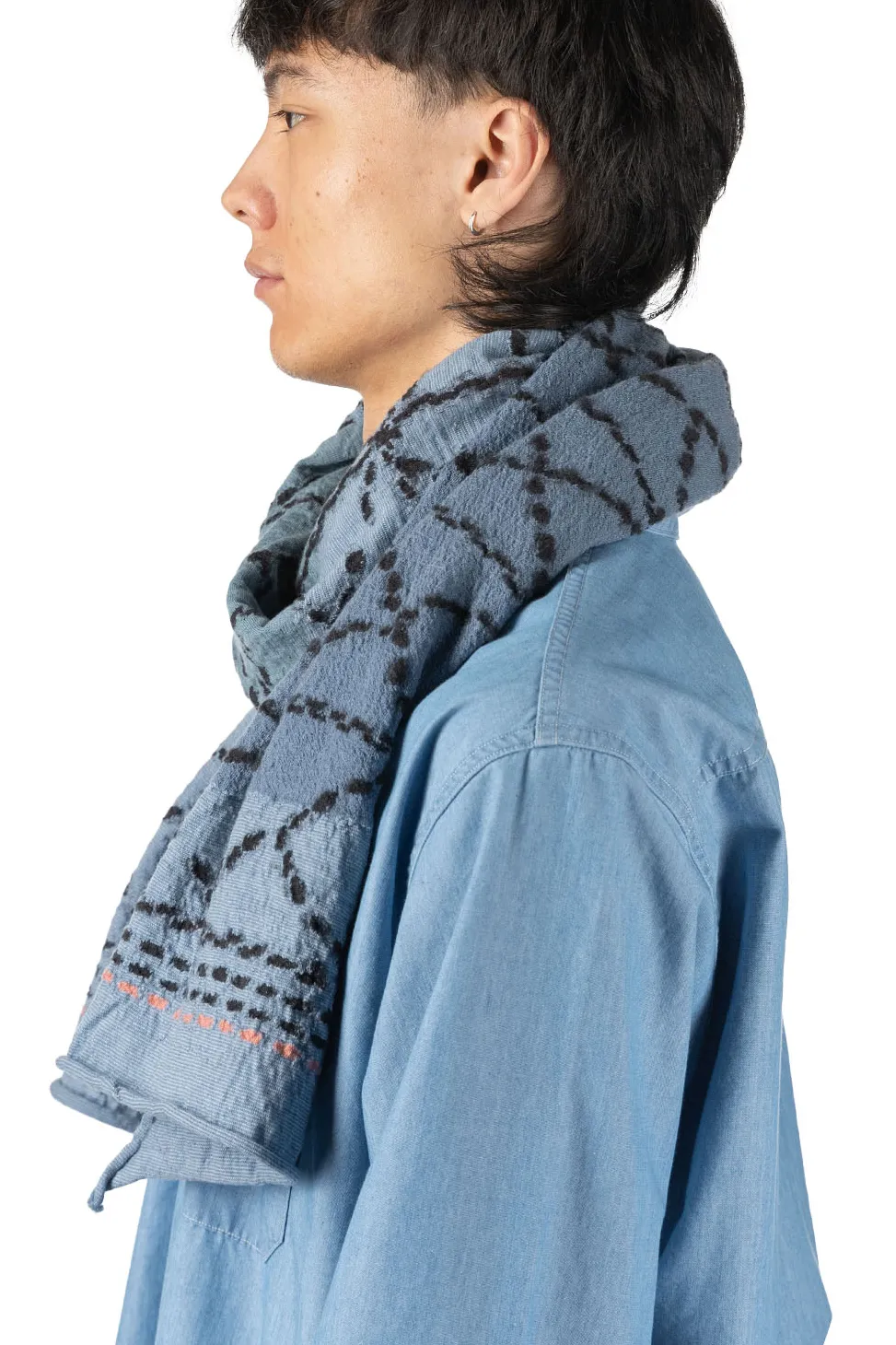 Sale Kapital Fulling Wool Happy Scarf Sashiko - 3 Colors