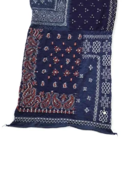 Best Kapital Fulling Wool HAPPY Scarf Bandana Patchwork - 3 Colors