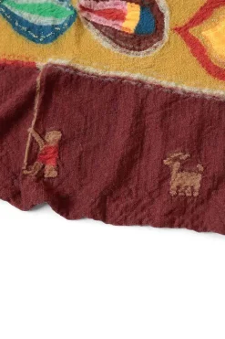 Hot Kapital Fulling Wool HAPPY Scarf DRAGON DANCE - 3 Color Choices