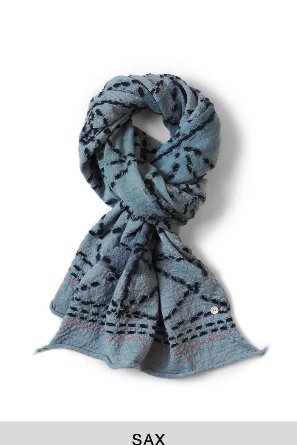 Sale Kapital Fulling Wool Happy Scarf Sashiko - 3 Colors