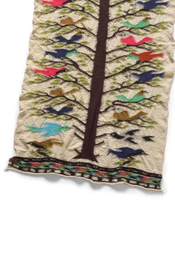 Hot Kapital Fulling Wool Scarf BIRD TREE - 2 Colors