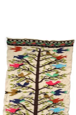 Hot Kapital Fulling Wool Scarf BIRD TREE - 2 Colors