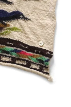 Sale Kapital Fulling Wool Scarf BIRD TREE - 2 Colors
