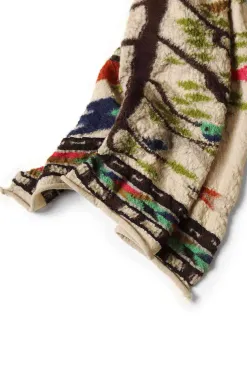 Hot Kapital Fulling Wool Scarf BIRD TREE - 2 Colors