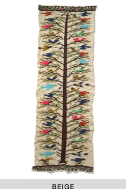 Sale Kapital Fulling Wool Scarf BIRD TREE - 2 Colors