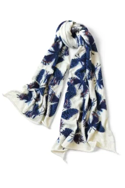 Online Kapital Fulling Wool Scarf BUTTERFLY - 3 Colors