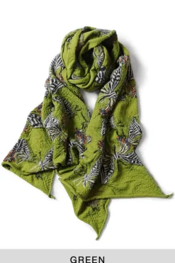 Online Kapital Fulling Wool Scarf BUTTERFLY - 3 Colors