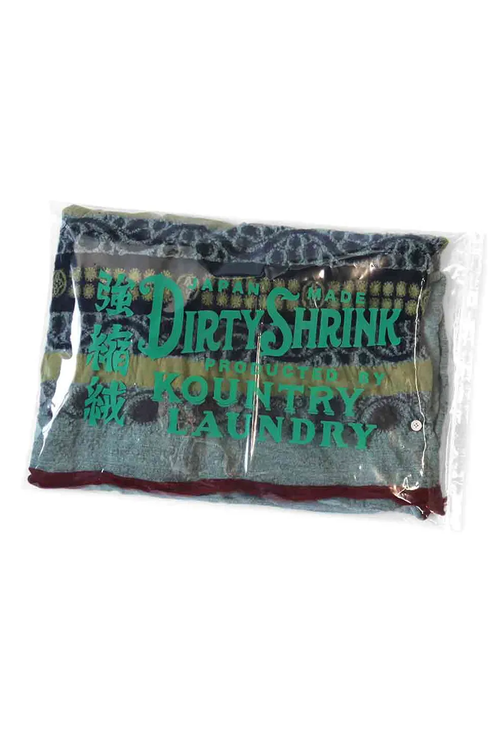 Discount Kapital Fulling Wool Scarf COPTIC SKULL - Green