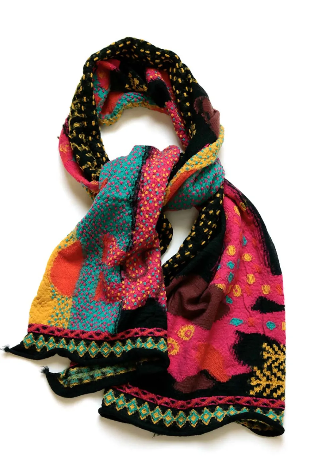 Best Kapital Fulling Wool Scarf DOS DACHSHUNDS - 2 Colors