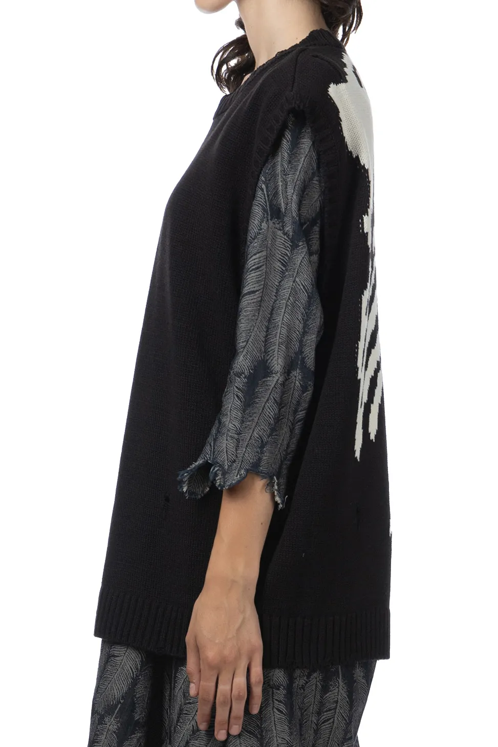 Online Kapital 5G Cotton Knit BONE Vest - Black