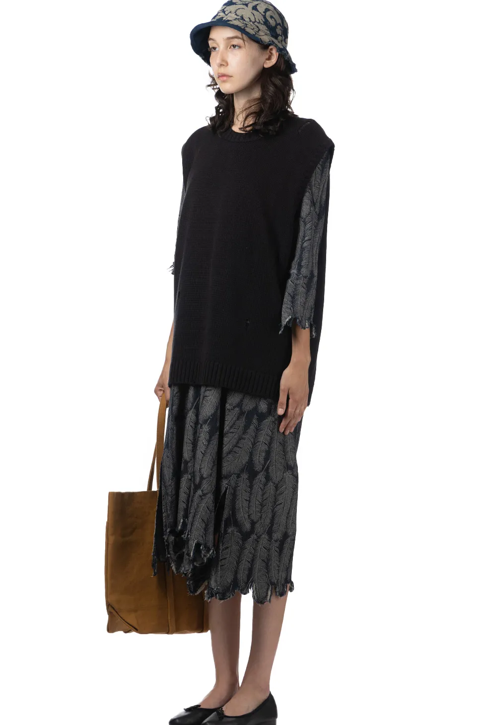 Online Kapital 5G Cotton Knit BONE Vest - Black