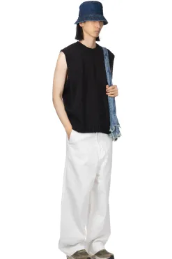 Clearance Kapital 5G Cotton Knit BONE Vest - Black