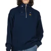 Best Kapital 8G Cotton Wool NICKLE 4 Half ZIP Sweater - Navy