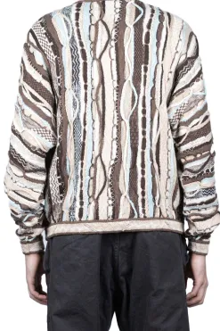 Best Kapital 7G Knit GAUDY Crew Sweater - Brown