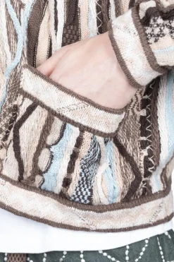 New Kapital 7G Knit GAUDY Short Cardigan - Brown