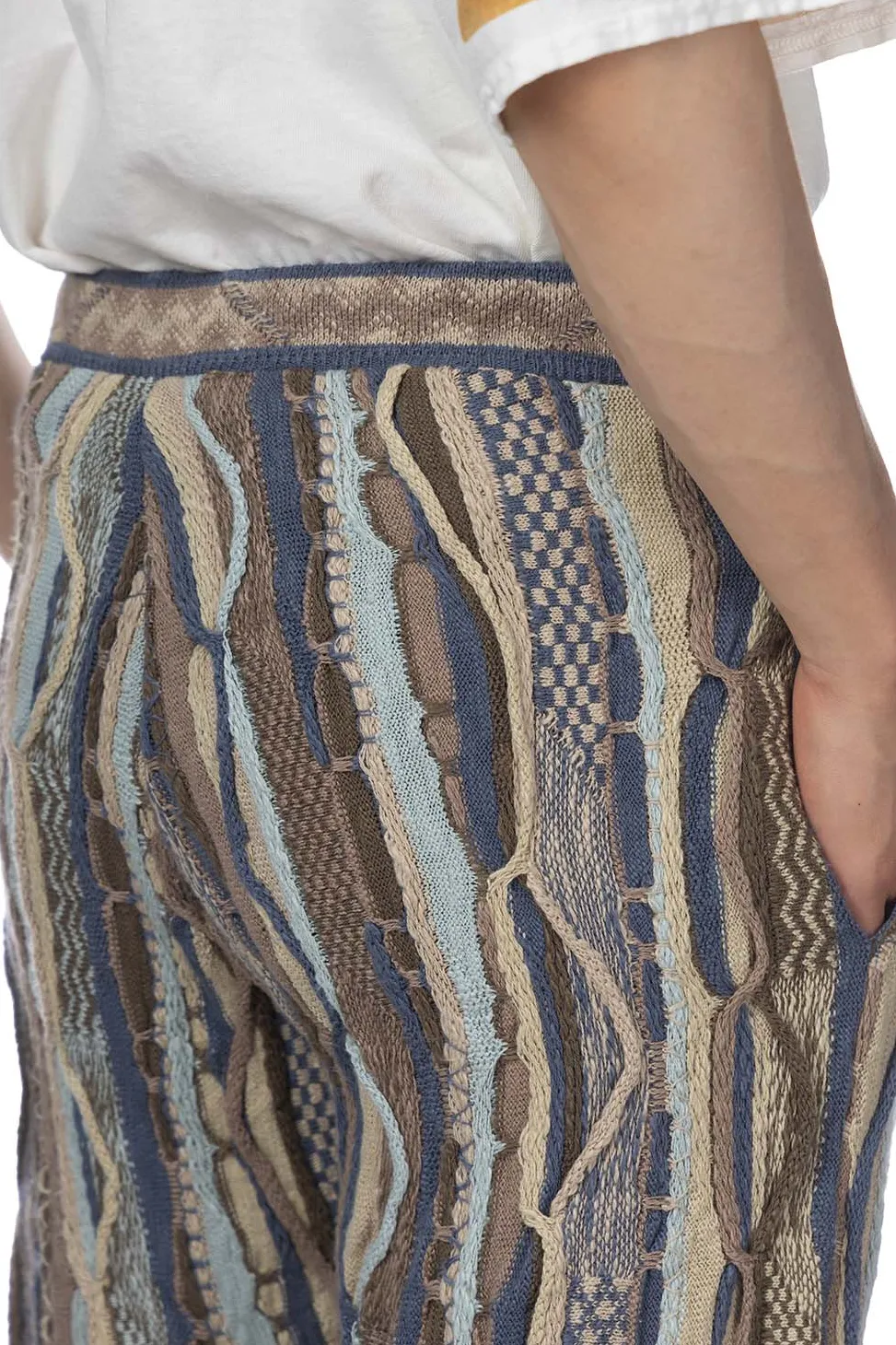 Fashion Kapital 7G Knit GAUDY SWT Pants - Navy