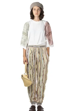 Hot Kapital 7G Knit GAUDY SWT Pants - Yellow