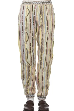 Hot Kapital 7G Knit GAUDY SWT Pants - Yellow