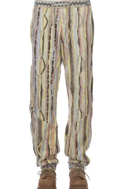 Outlet Kapital 7G Knit GAUDY SWT Pants - Yellow
