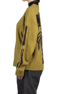 Best Kapital 5G Wool BONE Crew Sweater - Mustard