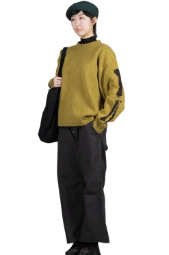 Best Kapital 5G Wool BONE Crew Sweater - Mustard
