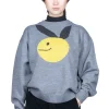 Outlet Kapital 7G Wool Crew Sweater (CONEYBOWY) - Grey