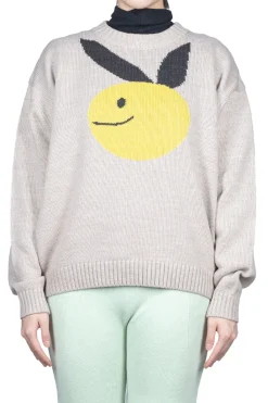 Best Kapital 7G Wool Crew Sweater (CONEYBOWY) - Beige