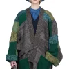 New Kapital 3G Wool Hand Knit TUGIHAGI KESA Cardigan