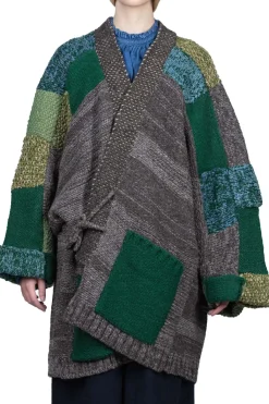 New Kapital 3G Wool Hand Knit TUGIHAGI KESA Cardigan