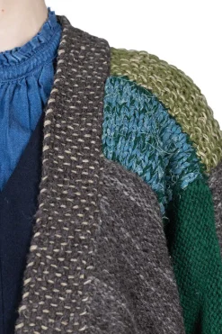 New Kapital 3G Wool Hand Knit TUGIHAGI KESA Cardigan