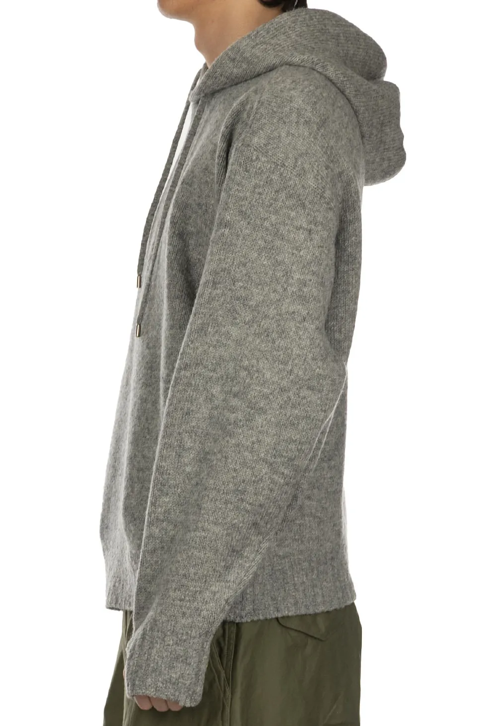 Discount Kapital 5G Wool Hood Sweater (SPEAKEASY Embroidery) - Grey
