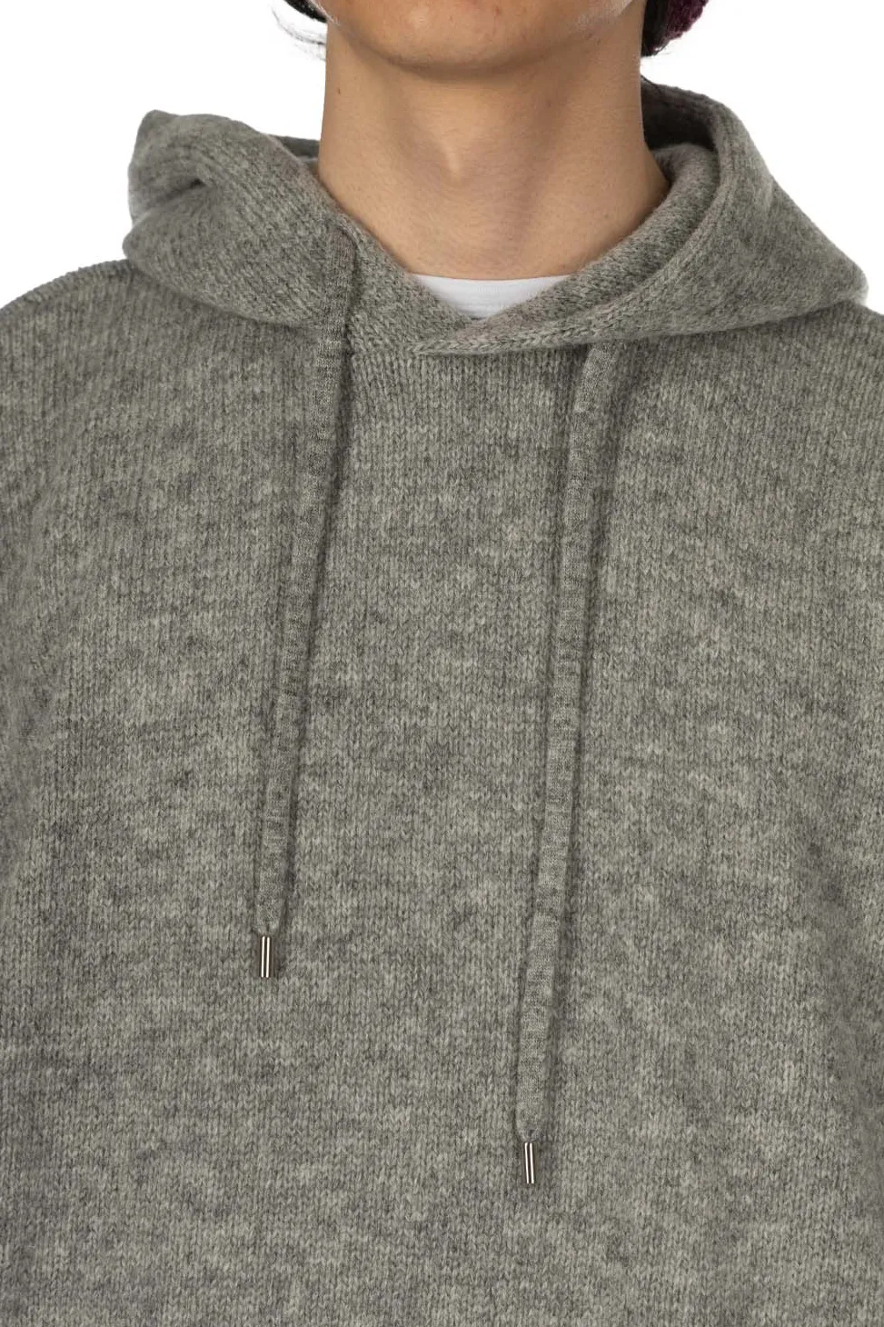 Discount Kapital 5G Wool Hood Sweater (SPEAKEASY Embroidery) - Grey