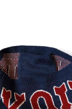 Fashion Kapital 7G Wool KOUNTRY HARAMAKI Multi Roll - Navy