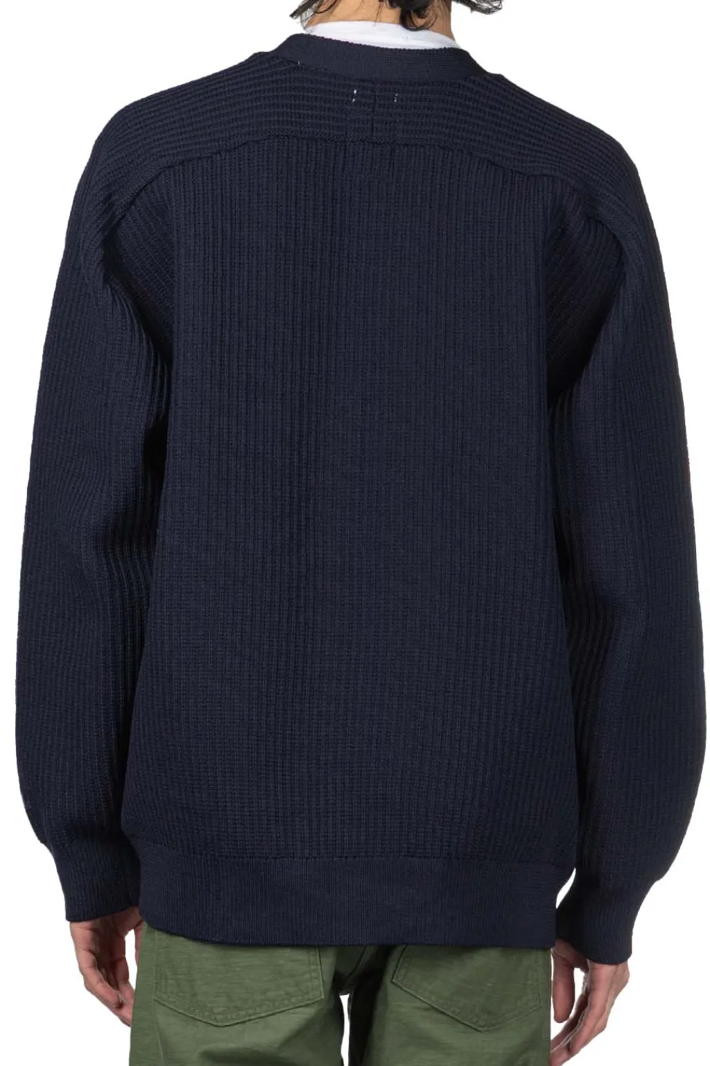 Sale Nanamica 5G Zip Cardigan - Navy