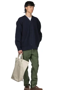 Sale Nanamica 5G Zip Cardigan - Navy
